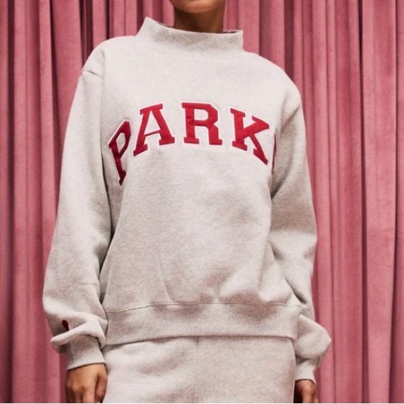 Parke Tops - PARKE Valentine’s Varsity Mockneck